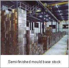 Semi-finished mould base stock