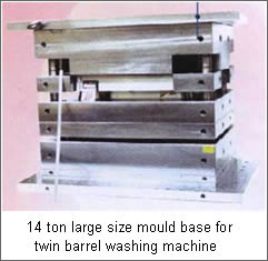 14 ton large size mould base for twin barrel washing machine